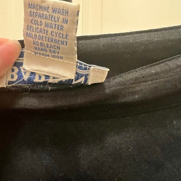 Barfani skirt women’s one size black tan boho festival flowy 100%cotton VTG Y2K - Picture 5 of 8